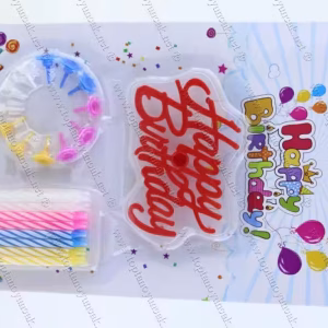 Toptan pasta doğum günü mumu happy birthday logolu