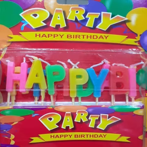 Toptan pasta mumu happy birth day renkli