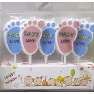 Toptan pasta mumu renkli bebek ayak 5 li