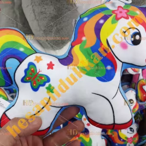 Toptan Peluş Oyuncak Unicorn Boynuzlu At