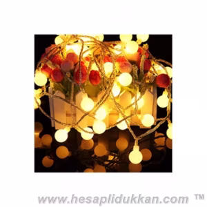Toptan PİLLİ TOP LEDLİ MİNİ AMPÜLLÜ LED IŞIK TOP LED AYDINLATMA 10 LEDLİ