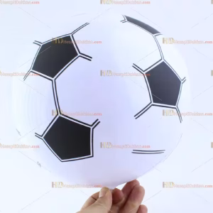 Toptan plastik hayvan şişme balon deniz topu siyah beyaz
