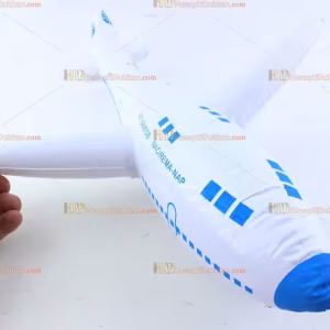 Toptan plastik hayvan şişme balon küçük uçak beyaz