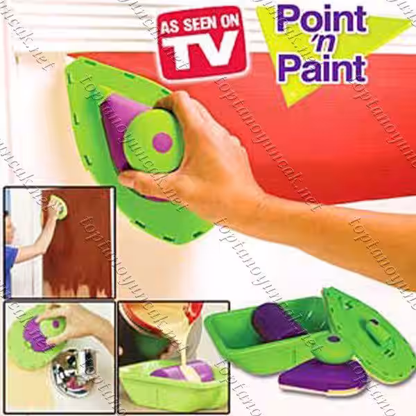 Toptan Point And Paint Pratik Duvar Boyama Seti
