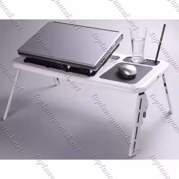 Toptan Portatif Katlanabilir Soğutuculu Laptop Sehpası E-Table