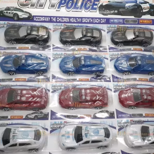 Toptan promosyon oyuncak 12 li polis araba set