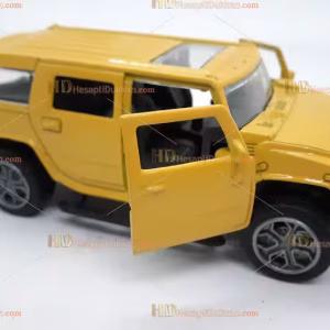 Toptan promosyon oyuncak hummer jeep metal çek bırak