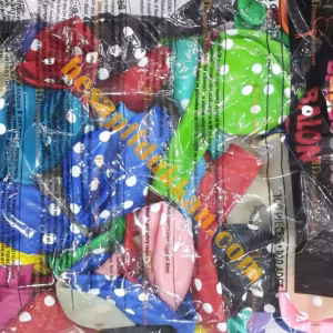 Toptan puanlı karışık renk baskılı balon