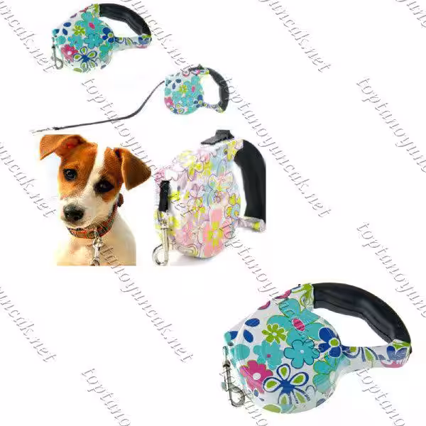 Toptan Pup Style Desenli Köpek Gezdirme Tasması