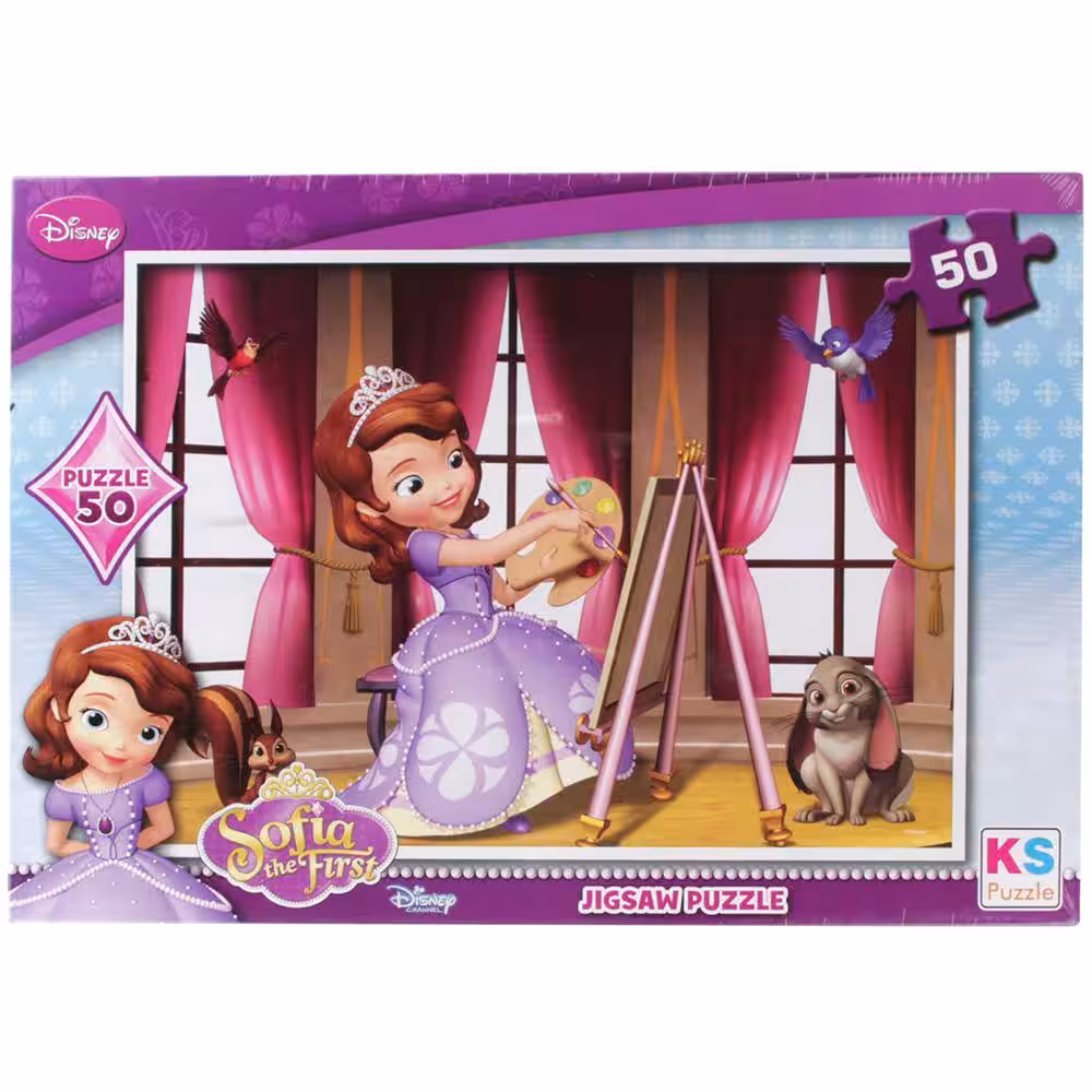 Toptan puzzle yapboz lisanslı 50 parça Prenses Sofia