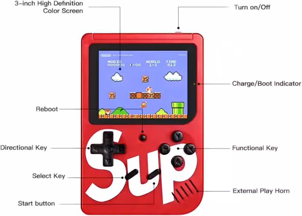 Toptan Retro Gameboy SUP 400