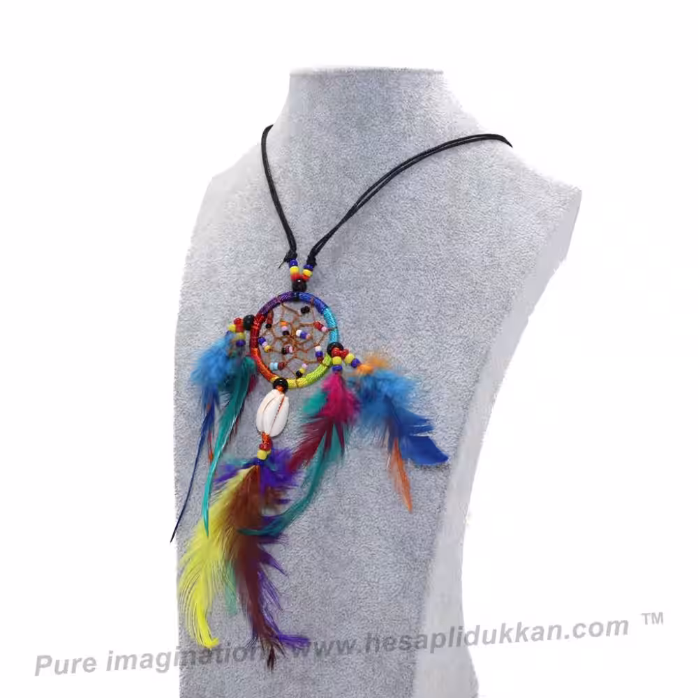Toptan Rüya Düş Kapanı Dream Catcher Kolye