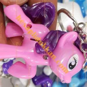Toptan sesli ışıklı pony at anahtarlık