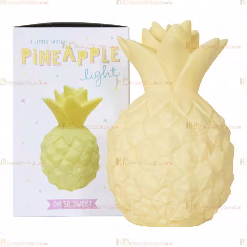 Toptan şirin ananas gece lambası sarı