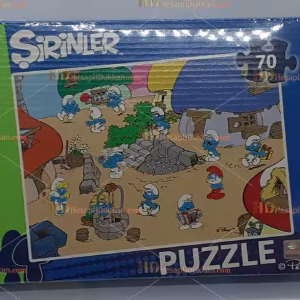Toptan şirinler puzzle 70 parça