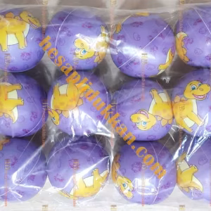 Toptan squishy sukuşi top mor dino