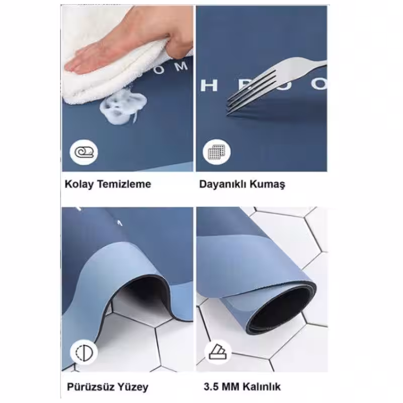 Toptan Su Emici Banyo Paspası