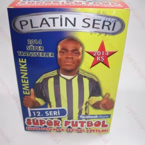 Toptan süper futbol futbolcu kartları