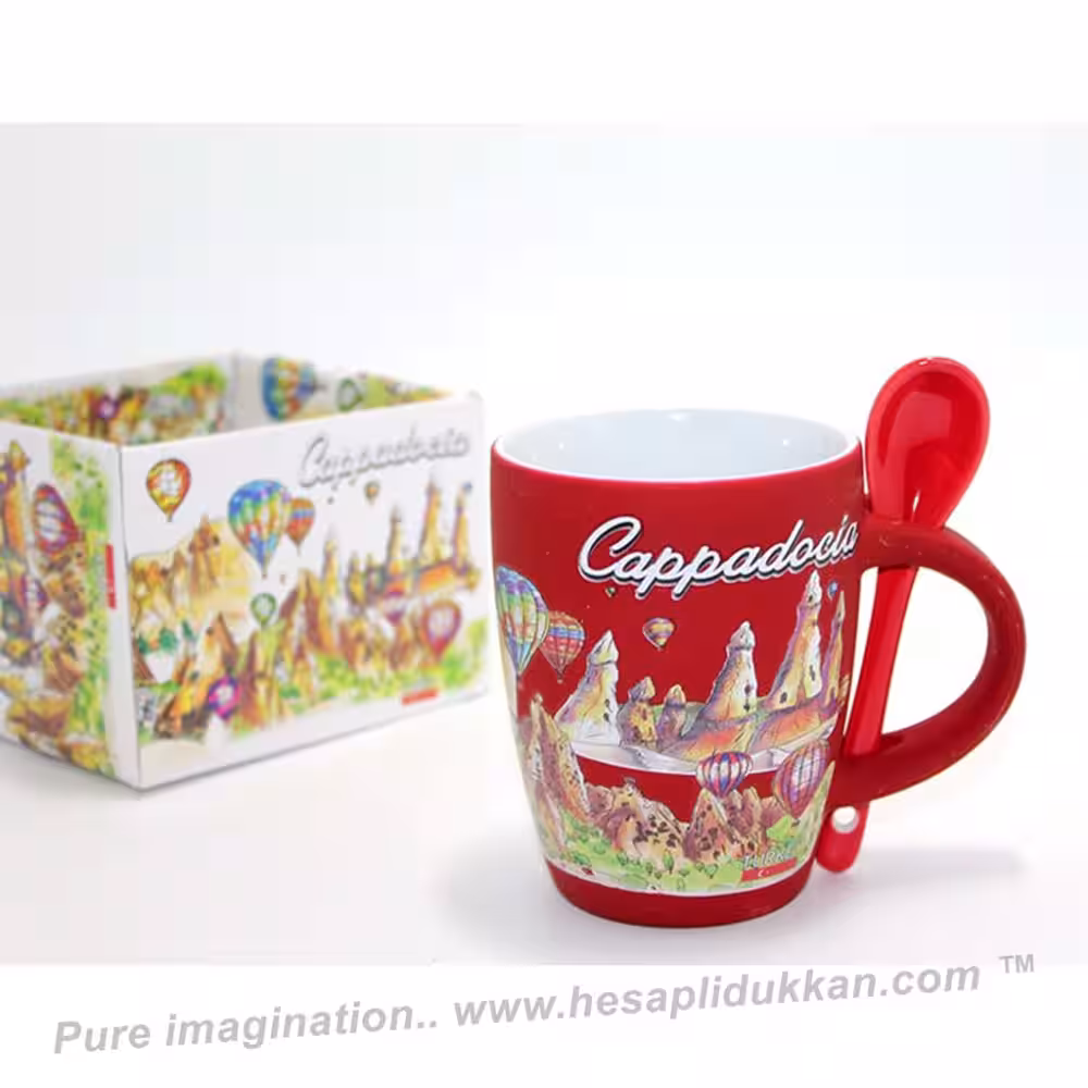 Toptan Tekli Kapadokya Yöresel Kupa Bardak SM44666
