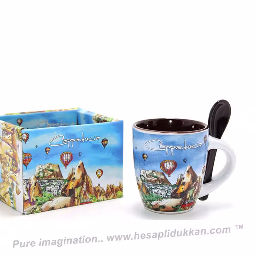 Toptan Tekli Kapadokya Yöresel Kupa Bardak SM44667