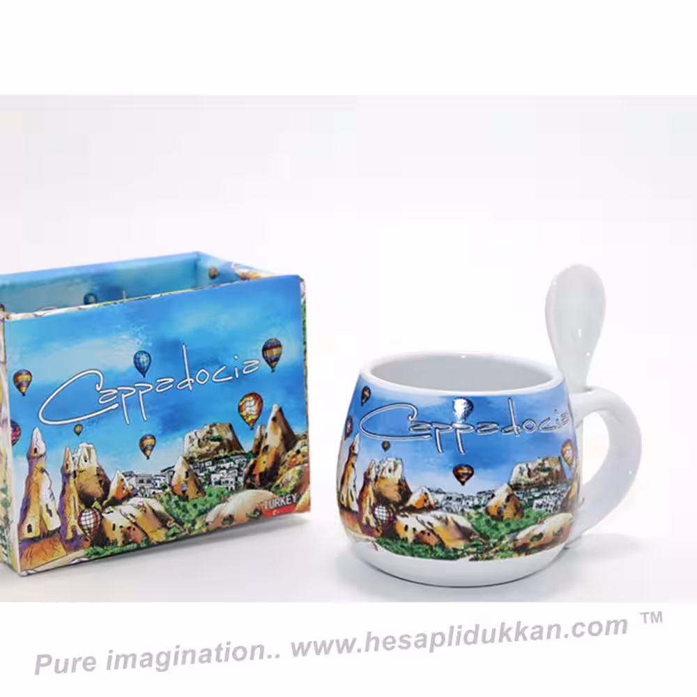 Toptan Tekli Kapadokya Yöresel Kupa Bardak SM44668