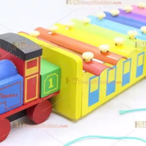 Toptan tomas tren çekçek ipli selefon eğitici oyuncak