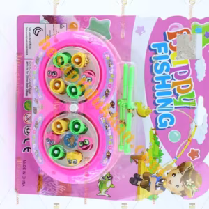 Toptan ucuz oyuncak olta seti ikili pembe