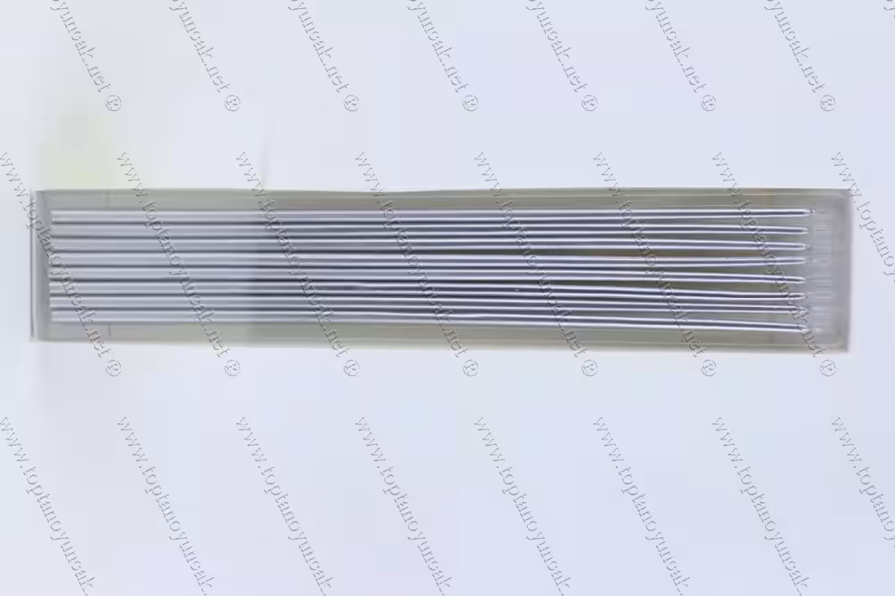 Toptan ucuz pasta mumu 30 cm metal renk 8 li paket
