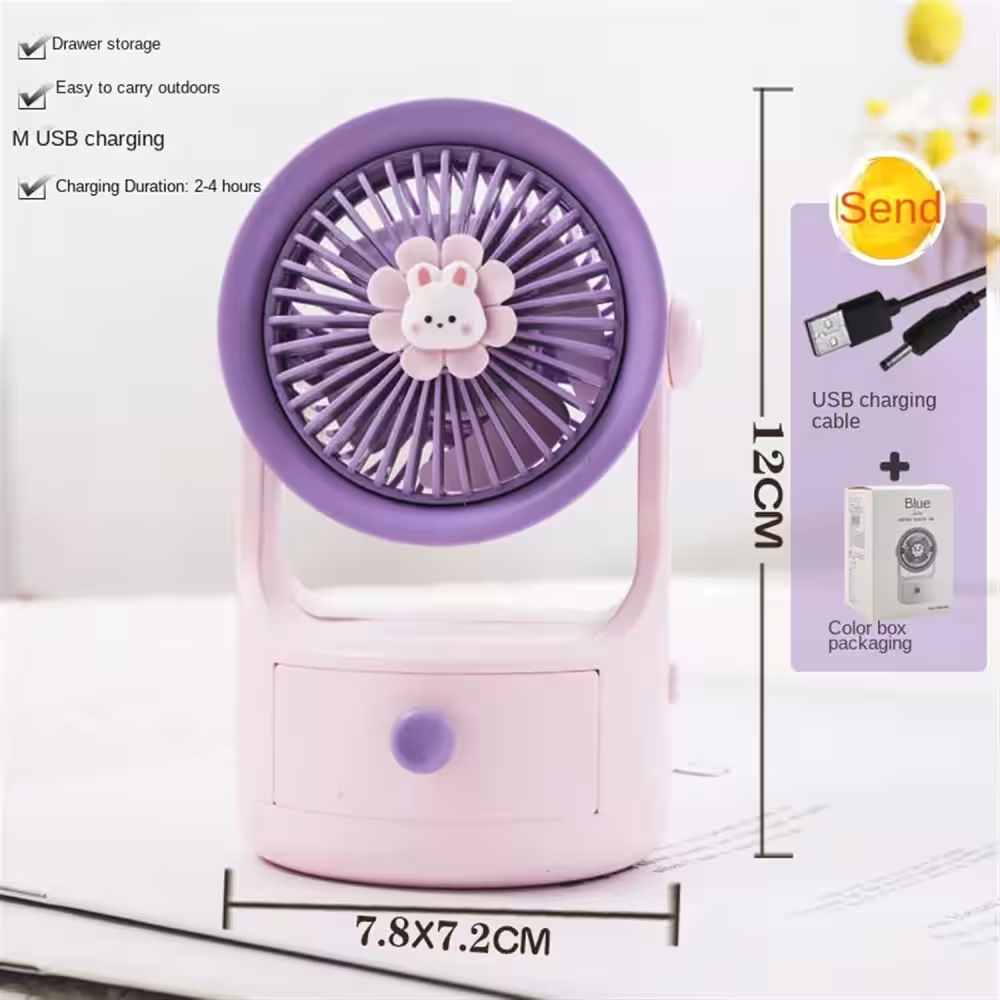 Toptan USB Şarjlı Mini Fan