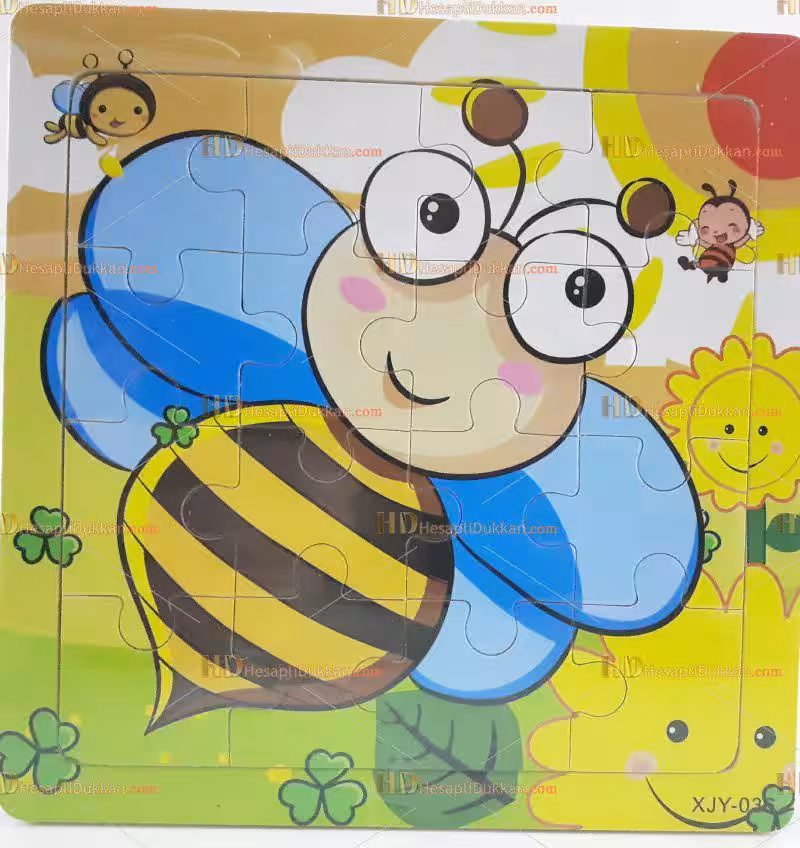 Toptan yapboz puzzle ahşap oyuncak arı