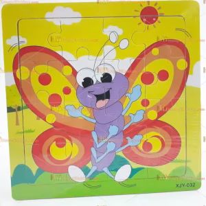 Toptan yapboz puzzle ahşap oyuncak kelebek