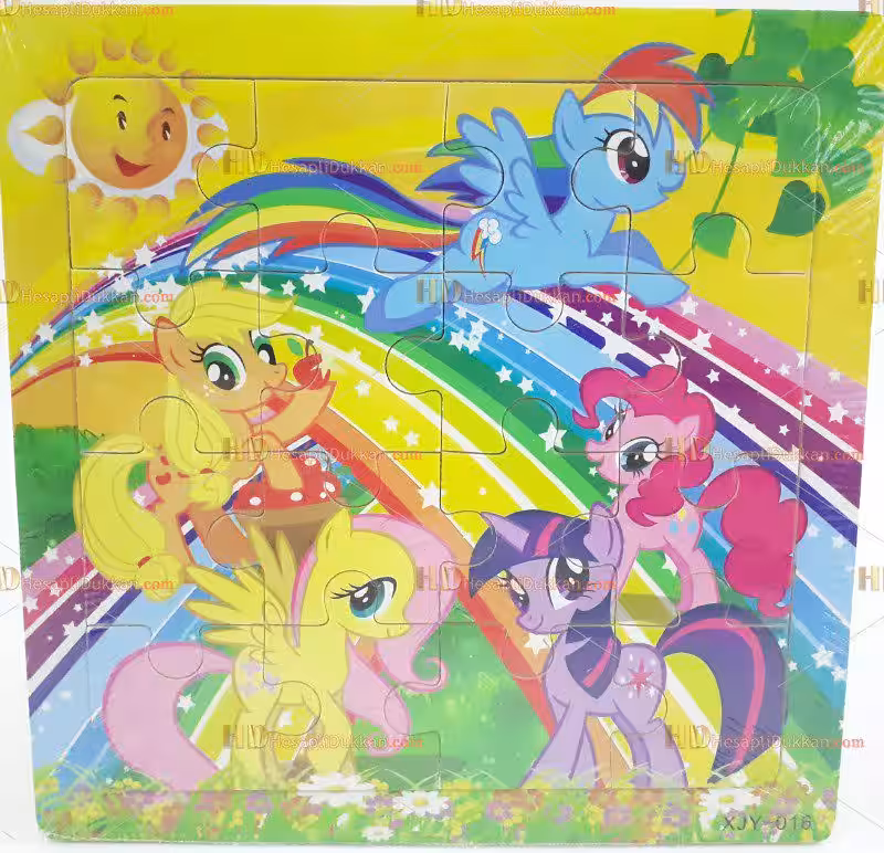Toptan yapboz puzzle ahşap oyuncak pony