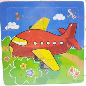 Toptan yapboz puzzle ahşap oyuncak uçak