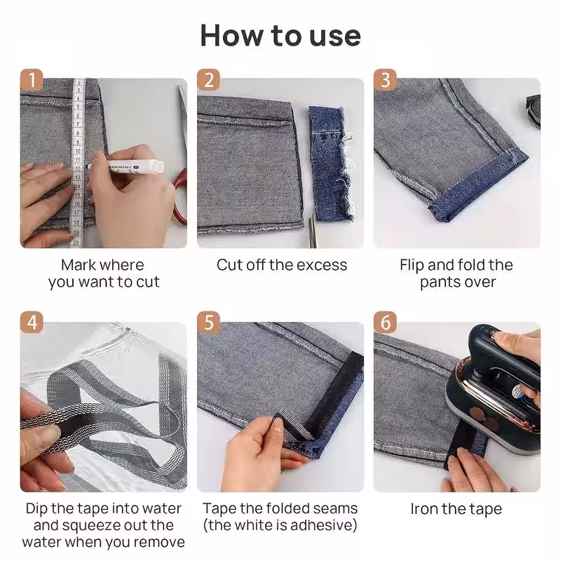 Toptan Yapışkanlı Pantolon Bandı