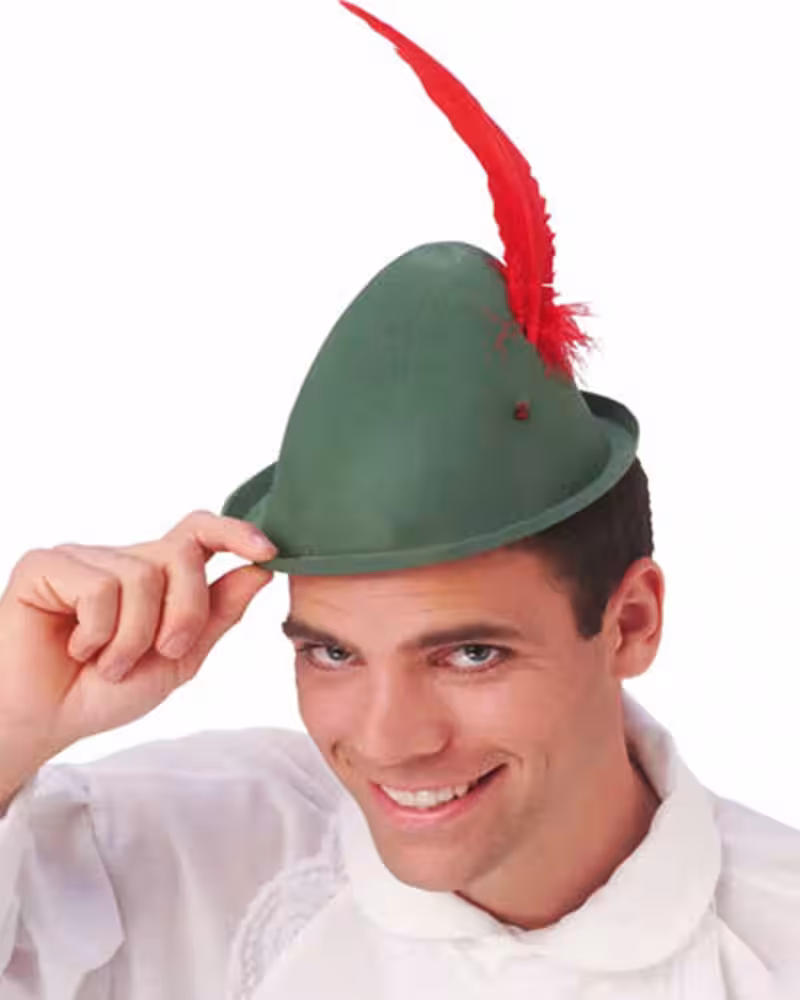 Toptan Yeşil Peter Pan Şapkası