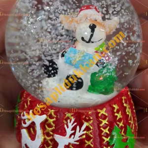 Toptan Yılbaşı Kar Küresi Fiyatları En Ucuz Geyikli Noel Baba