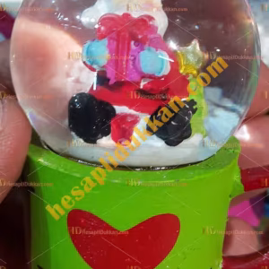 Toptan Yılbaşı Kar Küresi Fiyatları En Ucuz Kalpli Noel Baba