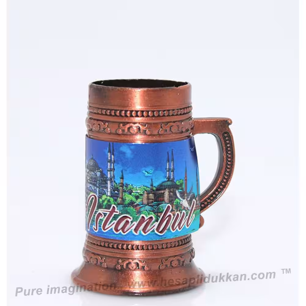 Toptan Yöresel Metal Shot Bardaklı Magnet SM44678