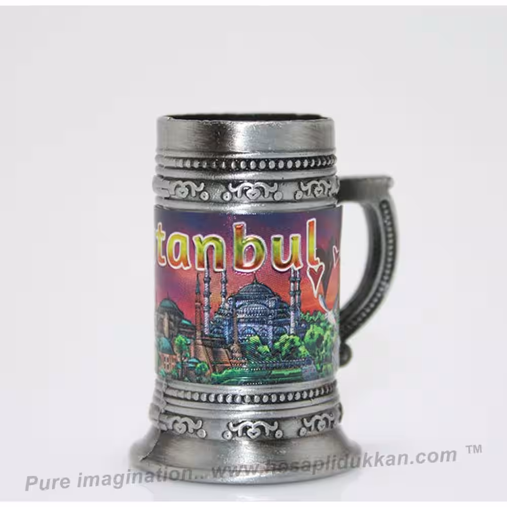 Toptan Yöresel Metal Shot Bardaklı Magnet SM44679