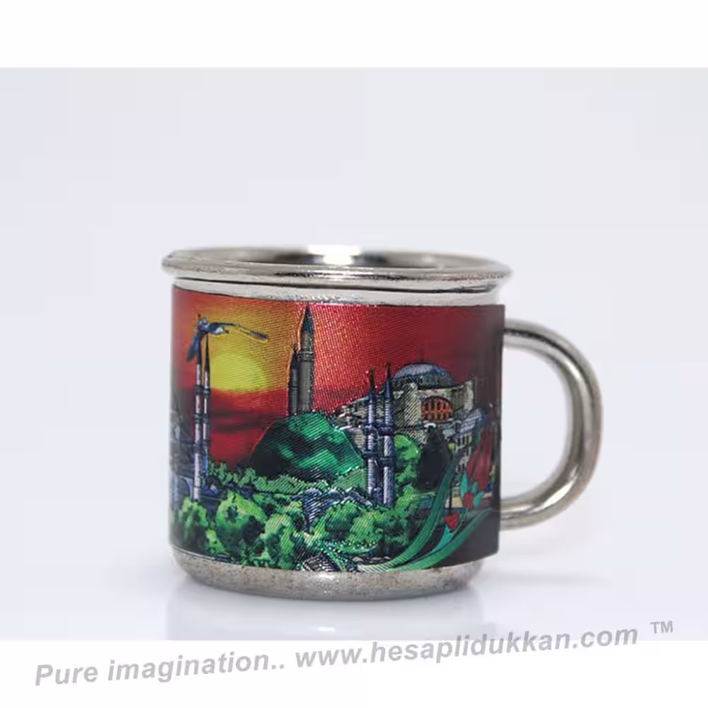 Toptan Yöresel Metal Shot Bardaklı Magnet SM44682