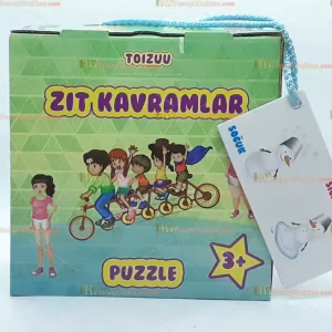 Toptan zıt kavramlar eğitici kartlar