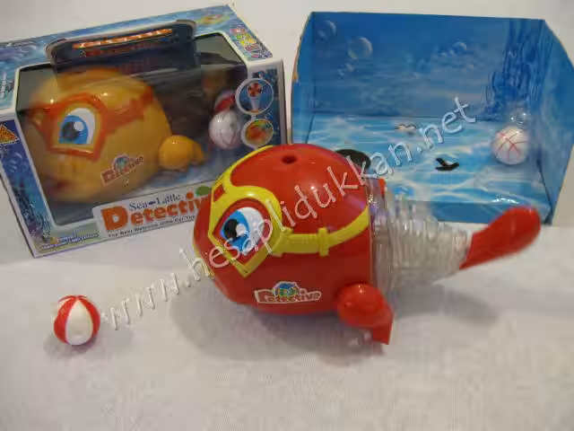 Üflemeli balık ışıklı oyuncak P679