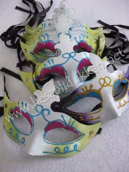 Yeni model parti maskeleri alın taçlı küçük P797