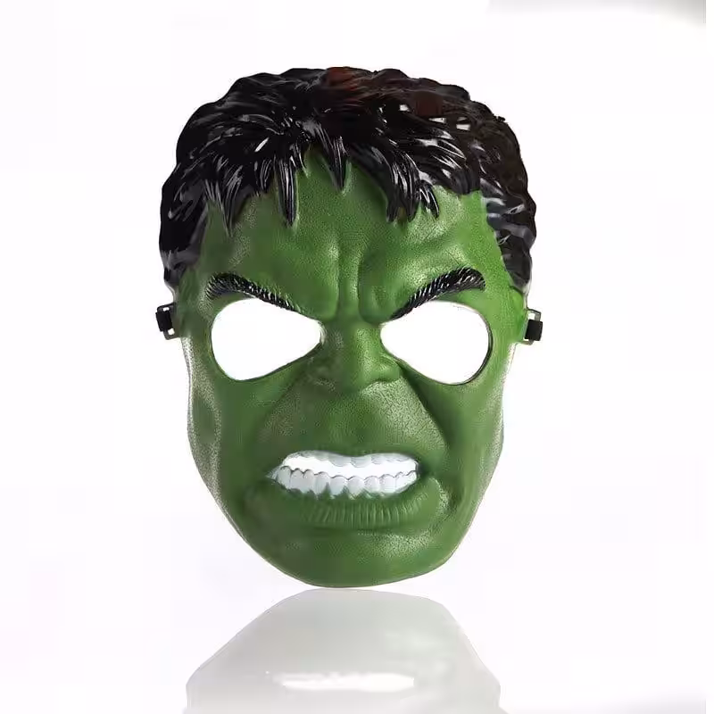 Yeşil Hulk Maskesi 22x16 cm