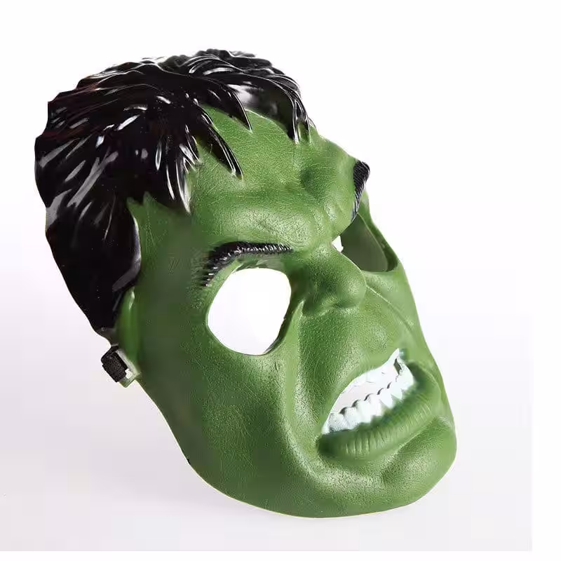 Yeşil Hulk Maskesi 22x16 cm