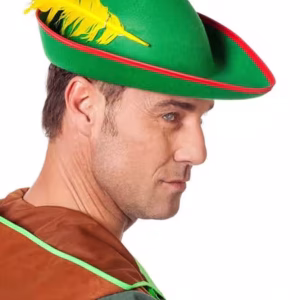 Yeşil Robin Hood Şapkası toptan