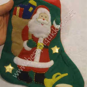 Yıbaşı ortam süsleri parti süsleri toptan noel babalı kese P939