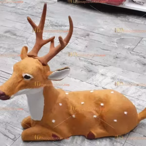 Yılbaşı geyik süs dekor 45 cm