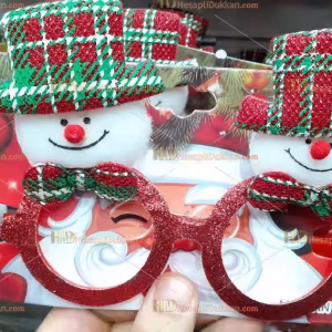 Yılbaşı gözlüğü kardan adam noel