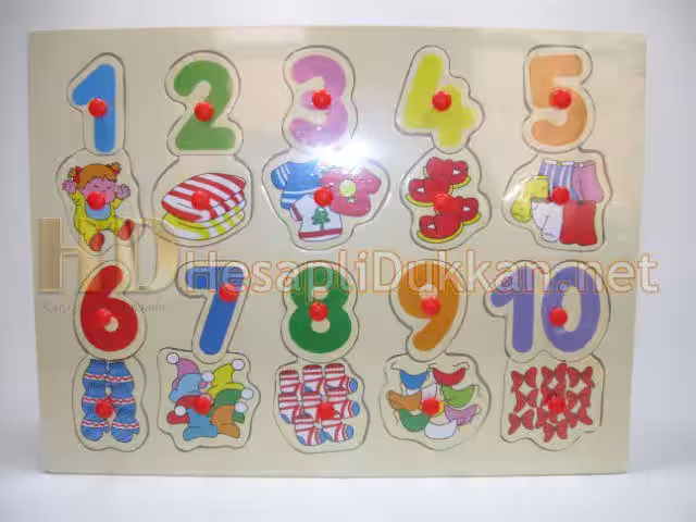 Yirmi parcalı eğitici oyuncak puzzle R837